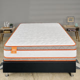 Colchón Medio Firme Pro Resor Blanco Queen 160x190cm Semiortopedico con Pillow Doble - COLCHONES | Bylmo
