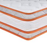 Colchón Medio Firme Pro Resor Blanco King 200x200cm Semiortopedico con Pillow Doble - COLCHONES | Bylmo