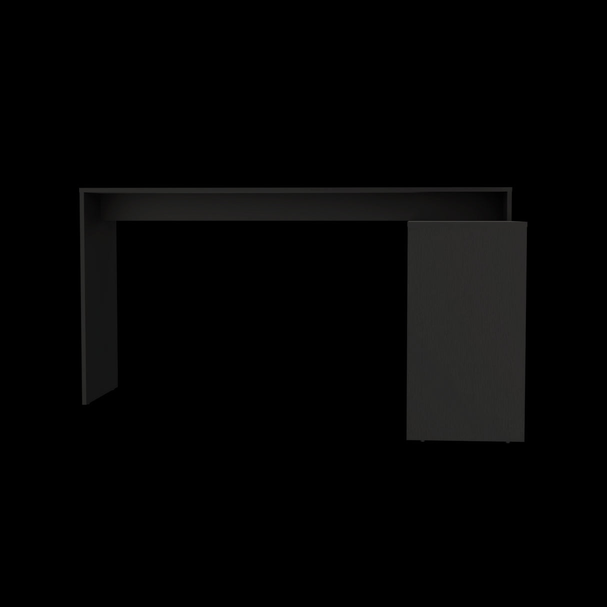 Escritorio Esquinero Axis Wengue 150x77cm sin Cajones - ESCRITORIOS | Bylmo