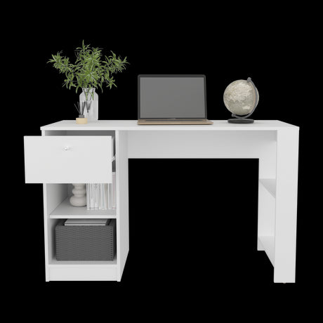 Escritorio Home Blanco 120.2x75.6cm con Un Cajón - ESCRITORIOS | Bylmo