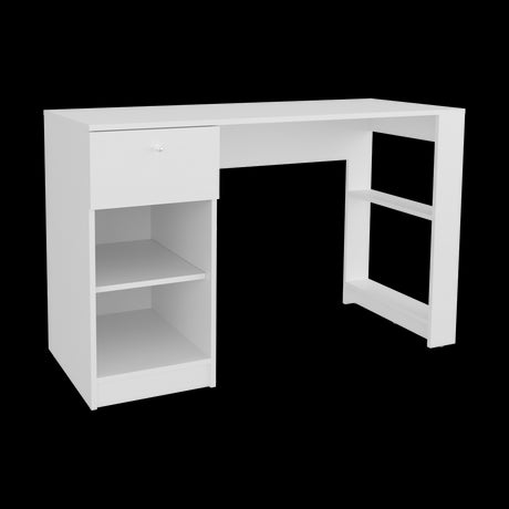 Escritorio Home Blanco 120.2x75.6cm con Un Cajón - ESCRITORIOS | Bylmo