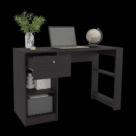 Escritorio Home Wengue 120.2x75.6cm con Un Cajón - ESCRITORIOS | Bylmo