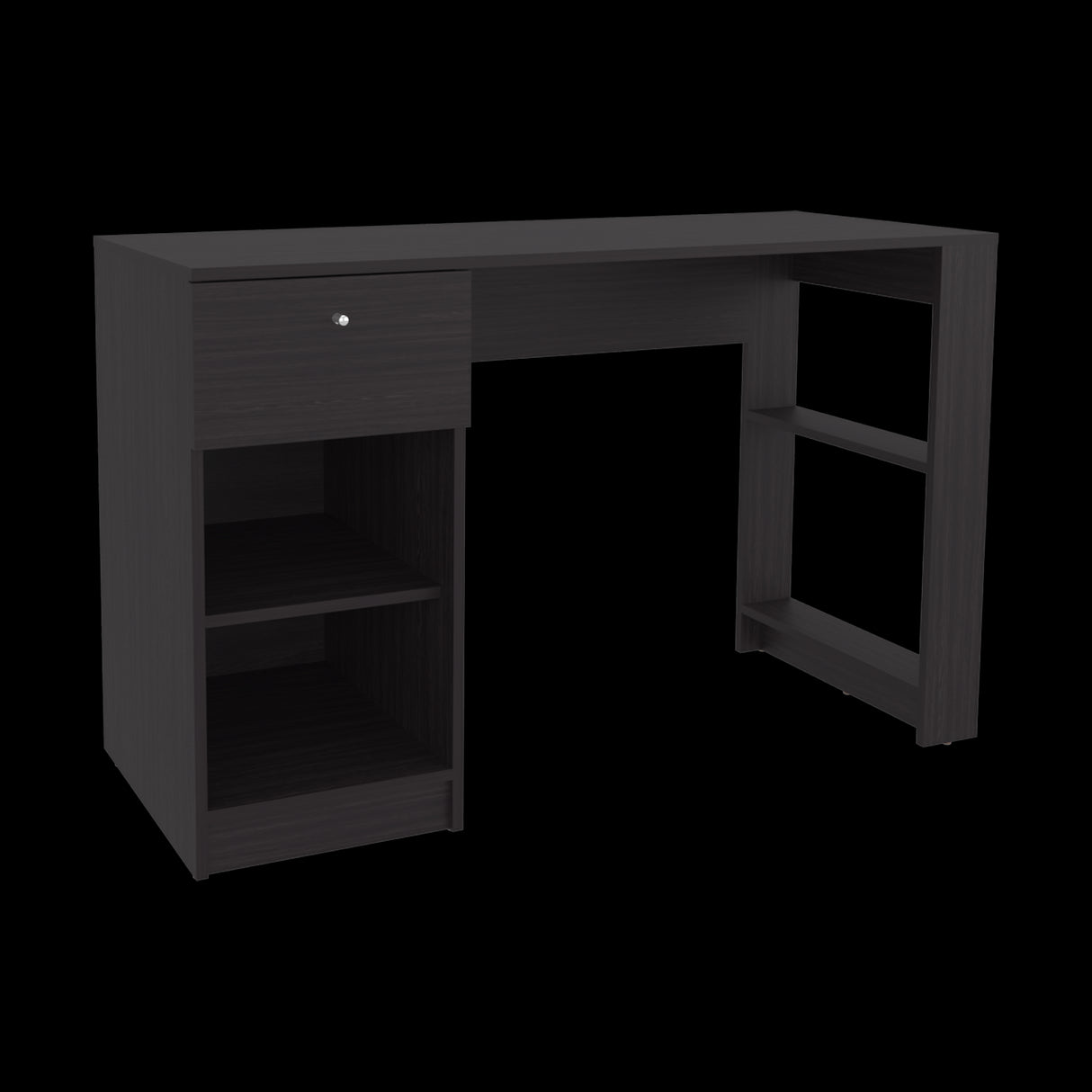 Escritorio Home Wengue 120.2x75.6cm con Un Cajón - ESCRITORIOS | Bylmo