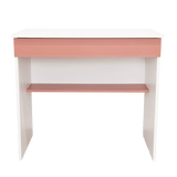 Escritorio Ohio Blanco y Arupo 80x73cm con Un Cajón - ESCRITORIOS | Bylmo