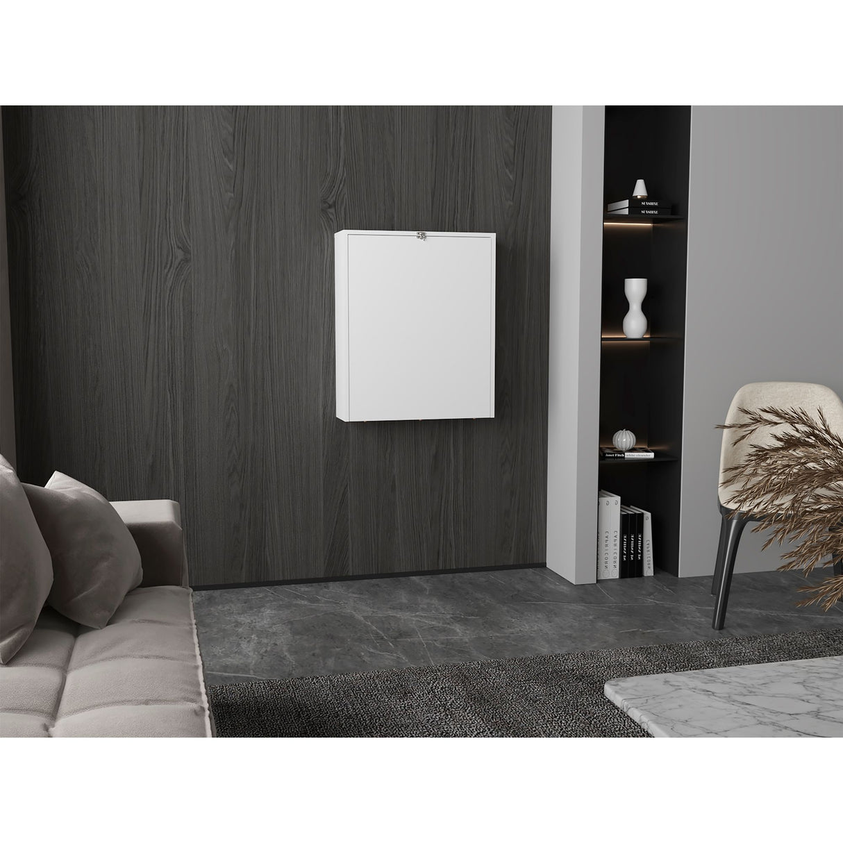 Escritorio Klapar Blanco 60x72.7cm sin Cajones - ESCRITORIOS | Bylmo