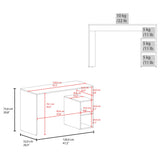 Escritorio Solid Fresno 120x75.6cm sin Cajones - ESCRITORIOS | Bylmo