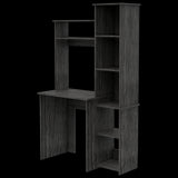Escritorio con Biblioteca Versalles Roble Gris 98.5x162.5cm sin Cajones - ESCRITORIOS | Bylmo