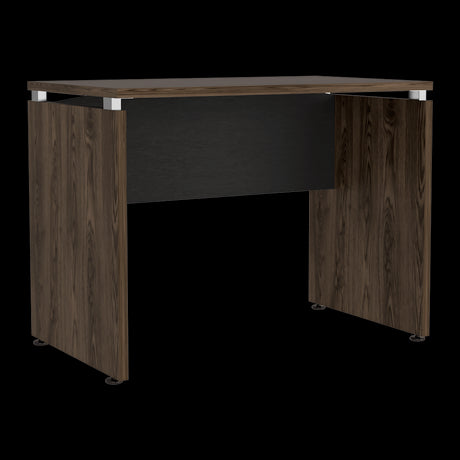 Escritorio Home Wengue y Coñac 100x75cm sin Cajones - ESCRITORIOS | Bylmo