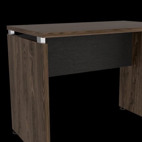 Escritorio Home Wengue y Coñac 100x75cm sin Cajones - ESCRITORIOS | Bylmo