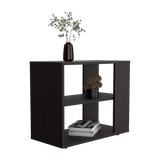 Mueble Auxiliar Garden Wengue 60x50cm Rectangular con Dos Compartimientos - MESAS AUXILIARES | Bylmo
