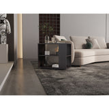 Mueble Auxiliar Garden Wengue 60x50cm Rectangular con Dos Compartimientos - MESAS AUXILIARES | Bylmo