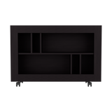 Mueble Auxiliar Joge Wengue 95x64.5cm Rectangular con Seis Compartimientos - MESAS AUXILIARES | Bylmo