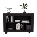 Mueble Auxiliar Joge Wengue 95x64.5cm Rectangular con Seis Compartimientos - MESAS AUXILIARES | Bylmo