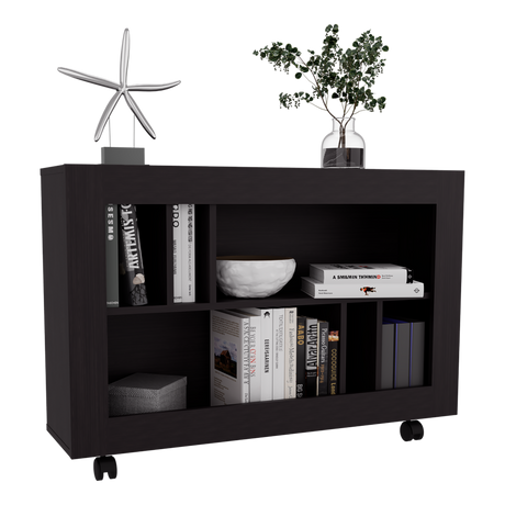 Mueble Auxiliar Joge Wengue 95x64.5cm Rectangular con Seis Compartimientos - MESAS AUXILIARES | Bylmo