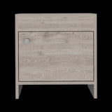 Mesa De Noche X 2 Armonia Bardolino Y Blanco 50x41.6cm Sin Cajones - MESAS DE NOCHE | Bylmo
