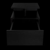 Mesa de Noche Flotante Wengue 35.6x29.5cm con Un Cajón - MESAS DE NOCHE | Bylmo