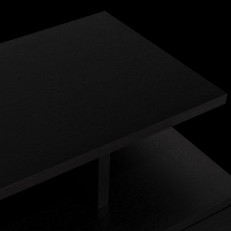 Mesa de Noche Flotante Wengue 35.6x29.5cm con Un Cajón - MESAS DE NOCHE | Bylmo