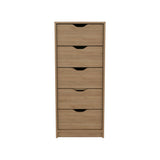Cajonera Basilea Fresno Europeo 45x107.8cm con Cinco Cajones - CAJONERAS Y COMODAS | Bylmo