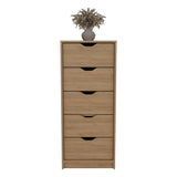 Cajonera Basilea Fresno Europeo 45x107.8cm con Cinco Cajones - CAJONERAS Y COMODAS | Bylmo