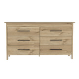 Cajonera HMS Duna y Wengue 149.5x80.6cm con Seis Cajones - CAJONERAS Y COMODAS | Bylmo