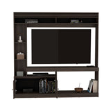 Centro de Entretenimiento Dante Nogal 180x180.6cm Para TV Hasta 55 Pulgadas - MUEBLES DE TV | Bylmo
