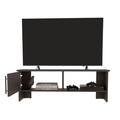 Mesa para TV Navia Nogal 120.3x41.9cm Para TV Hasta 65 Pulgadas - MUEBLES DE TV | Bylmo