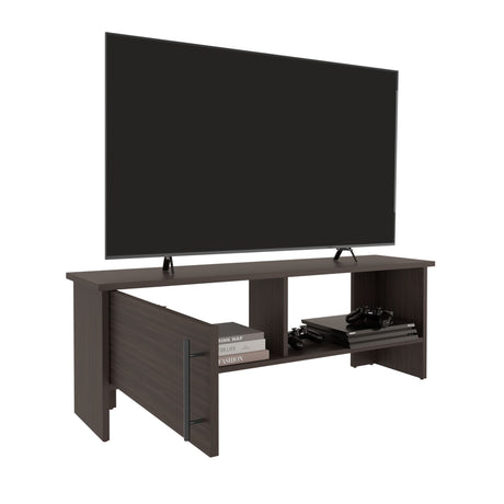 Mesa para TV Navia Nogal 120.3x41.9cm Para TV Hasta 65 Pulgadas - MUEBLES DE TV | Bylmo