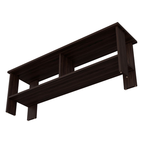 Mesa para TV Navia Nogal 120.3x42.1cm Para TV Hasta 55 Pulgadas - MUEBLES DE TV | Bylmo