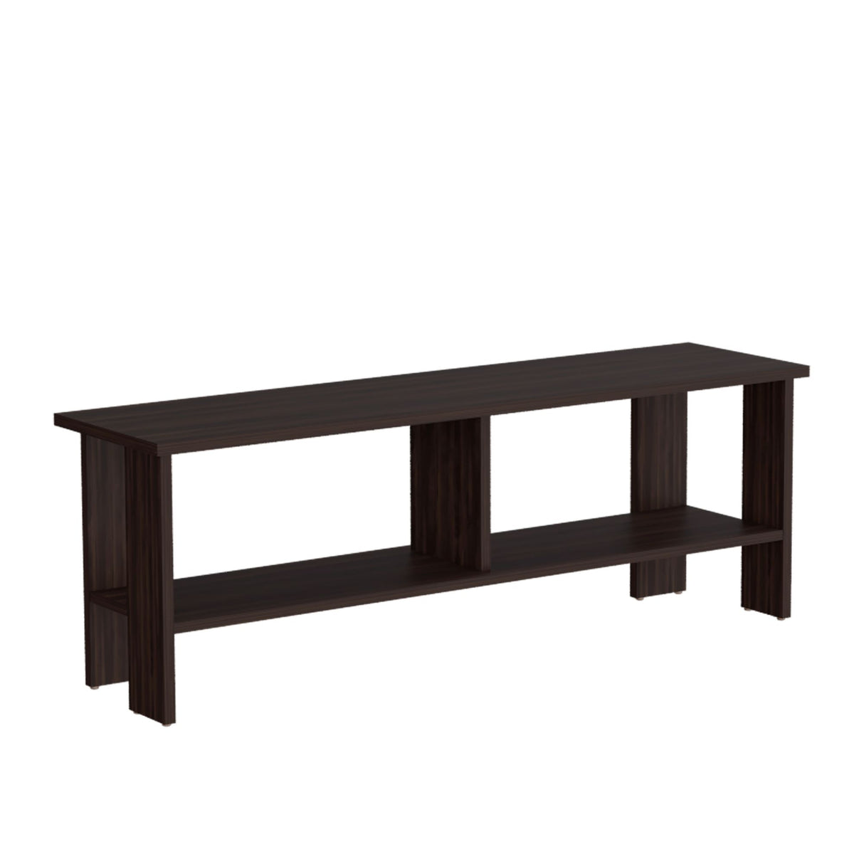 Mesa para TV Navia Nogal 120.3x42.1cm Para TV Hasta 55 Pulgadas - MUEBLES DE TV | Bylmo