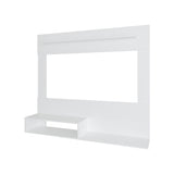 Panel de TV Flotante Baijing Blanco 140x120cm Para TV Hasta 55 Pulgadas - MUEBLES DE TV | Bylmo