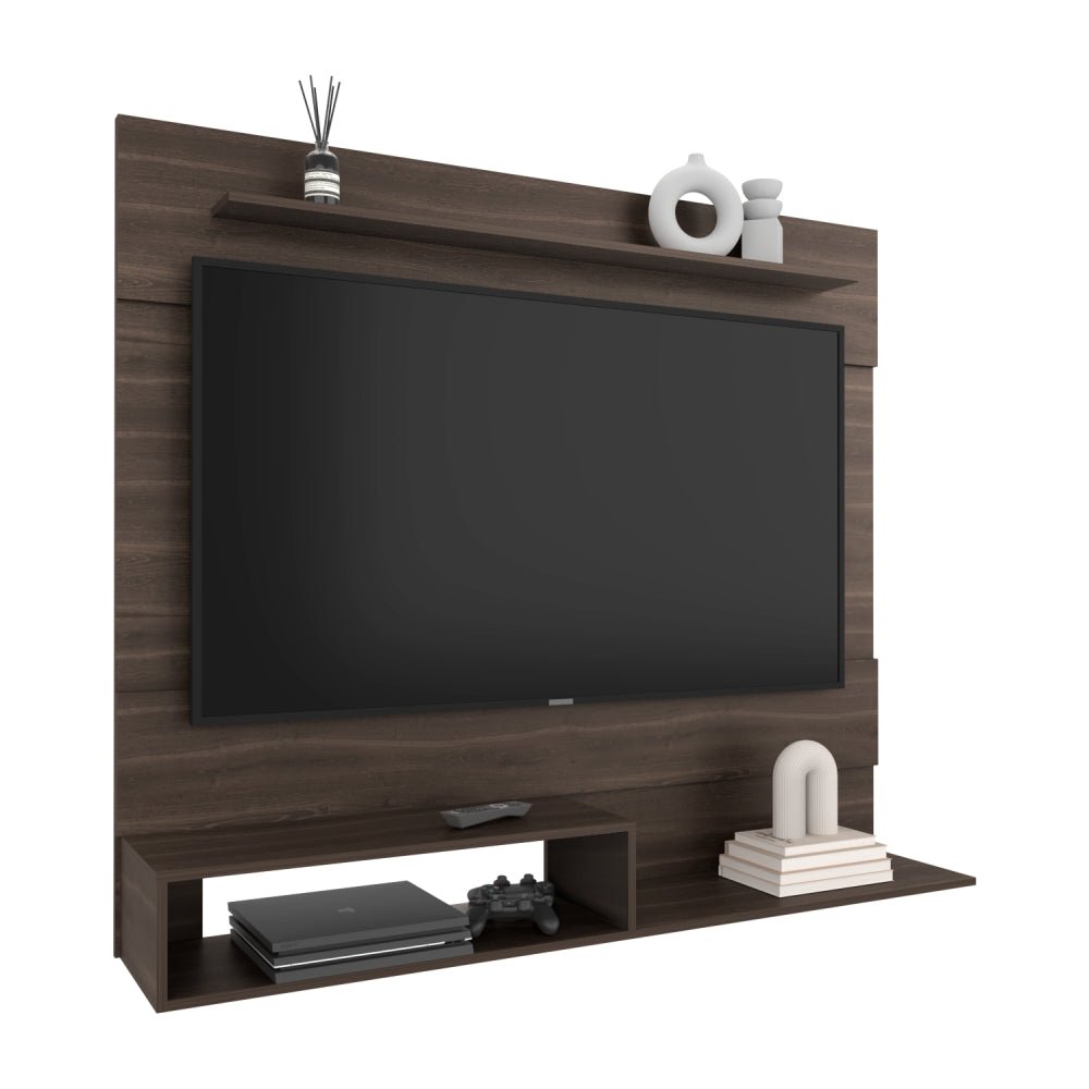 Panel de TV Flotante Mochak Milan 140x120cm Para TV Hasta 55 Pulgadas - MUEBLES DE TV | Bylmo