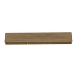 Rack de TV Flotante Luft Fresno 180x15cm Para TV Hasta 75 Pulgadas con Ranuras para Cables - MUEBLES DE TV | Bylmo