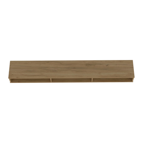 Rack de TV Flotante Luft Fresno 180x15cm Para TV Hasta 75 Pulgadas con Ranuras para Cables - MUEBLES DE TV | Bylmo