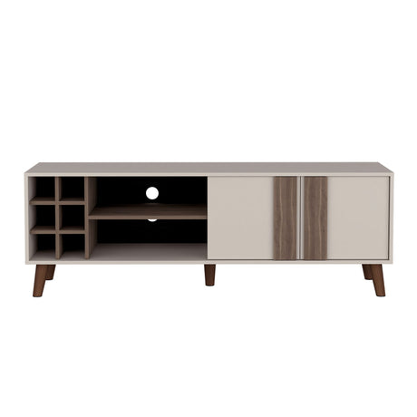 Rack de TV Lane Milan y Capri 160x55cm Para TV Hasta 65 Pulgadas con Ranuras para Cables - MUEBLES DE TV | Bylmo