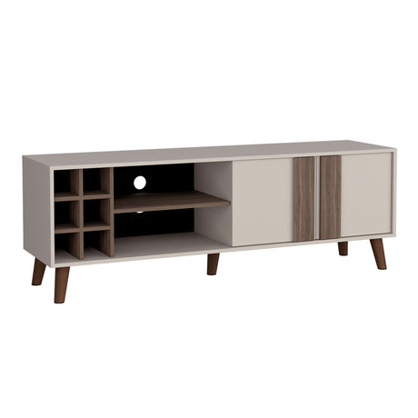 Rack de TV Lane Milan y Capri 160x55cm Para TV Hasta 65 Pulgadas con Ranuras para Cables - MUEBLES DE TV | Bylmo