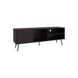 Rack de TV Vulcan Wengue 160x58cm Para TV Hasta 65 Pulgadas con Ranuras para Cables - MUEBLES DE TV | Bylmo