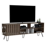 Rack de TV Zoro Bellota 180x63cm Para TV Hasta 75 Pulgadas con Ranuras para Cables - MUEBLES DE TV | Bylmo