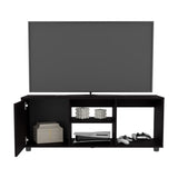 Rack de TV Adel Venecia Wengue 130.1x46.7cm Para TV Hasta 55 Pulgadas - MUEBLES DE TV | Bylmo
