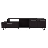 Rack de TV Atho Wengue 176x45cm Para TV Hasta 70 Pulgadas - MUEBLES DE TV | Bylmo