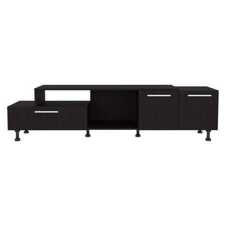 Rack de TV Atho Wengue 176x45cm Para TV Hasta 70 Pulgadas - MUEBLES DE TV | Bylmo