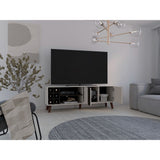 Rack de TV Zaragoza Milan y Capri 160x55cm Para TV Hasta 70 Pulgadas con Ranuras para Cables - MUEBLES DE TV | Bylmo