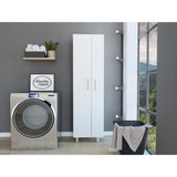 Organizador de Aseo Nala Blanco 51.2x181.2cm con Puerta Batible y con Patas - MUEBLES DE ASEO Y ROPAS | Bylmo