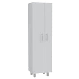 Organizador de Aseo Nala Blanco 51.2x181.2cm con Puerta Batible y con Patas - MUEBLES DE ASEO Y ROPAS | Bylmo