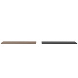 Set de 2 Repisas Flotante Rectangular Wall Miel y Plomo 160x1.5cm - REPISAS | Bylmo