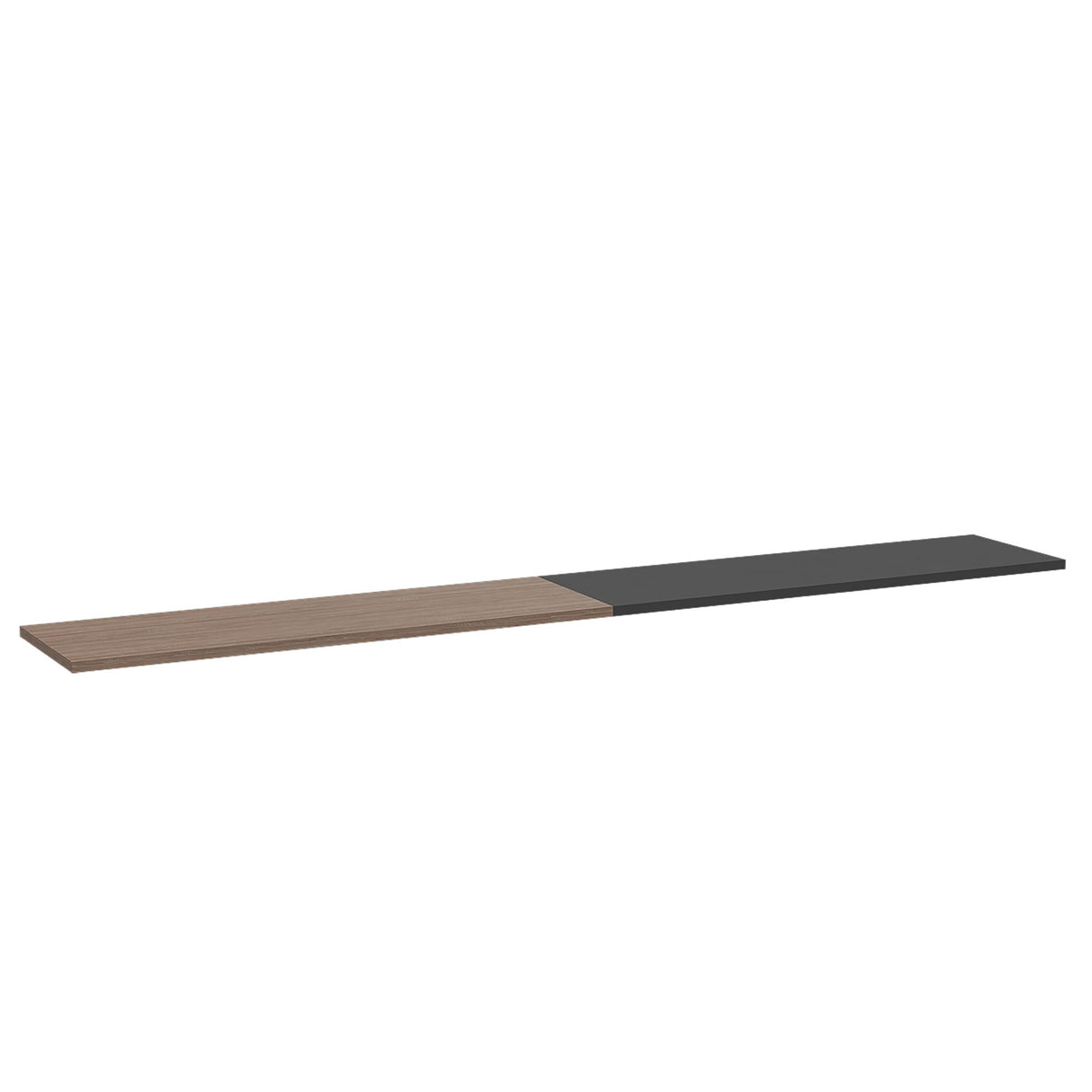 Set de 2 Repisas Flotante Rectangular Wall Miel y Plomo 160x1.5cm - REPISAS | Bylmo