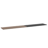 Set de 2 Repisas Flotante Rectangular Wall Miel y Plomo 160x1.5cm - REPISAS | Bylmo