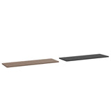 Set de 2 Repisas Flotante Rectangular Wall Miel y Plomo 160x1.5cm - REPISAS | Bylmo