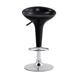 Set x 2 Sillas Bar Giratorias Torino Negro 33x66cm con Reposapiés - SILLAS Y BUTACOS | Bylmo
