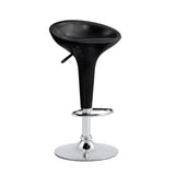 Set x 2 Sillas Bar Giratorias Torino Negro 33x66cm con Reposapiés - SILLAS Y BUTACOS | Bylmo