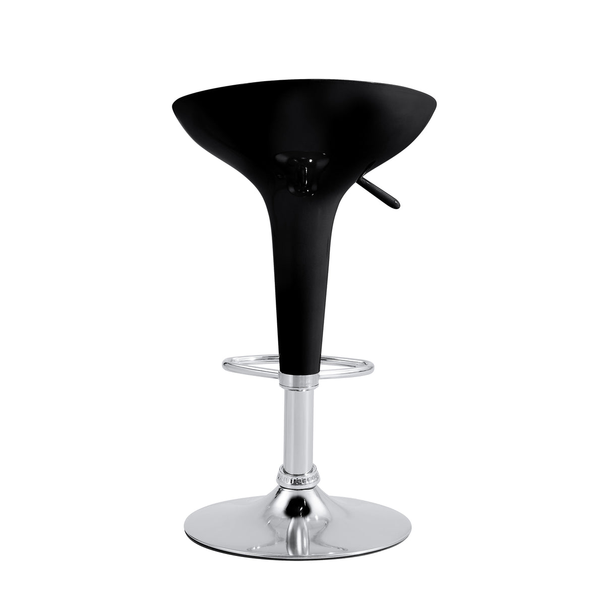 Set x 2 Sillas Bar Giratorias Torino Negro 33x66cm con Reposapiés - SILLAS Y BUTACOS | Bylmo